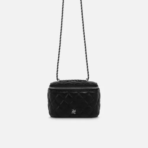 Bolso Crepier Mujer Crossbody Eline Chico color negro | Platanitos