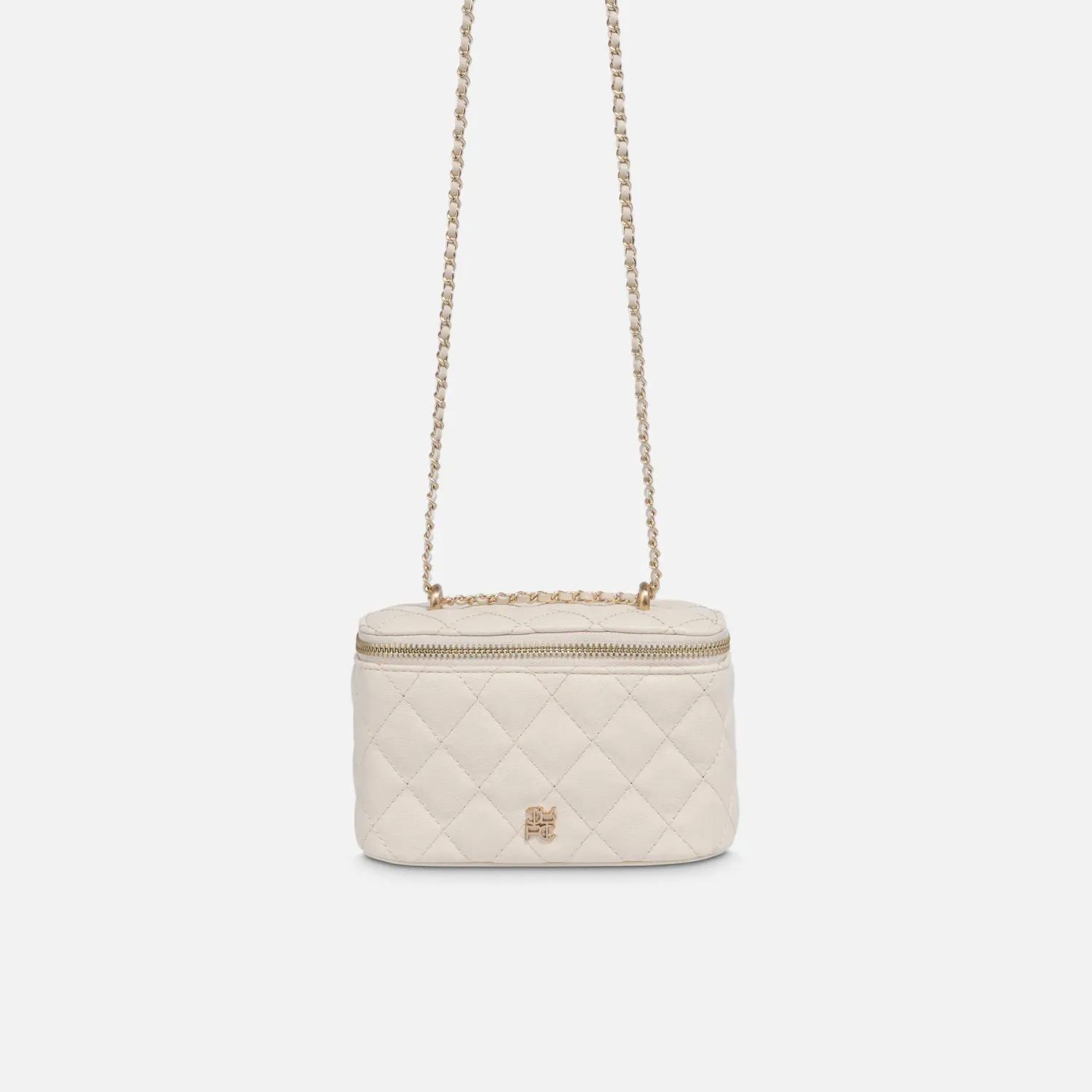 Bolso Crepier Mujer Crossbody Eline Chico color vainilla | Platanitos