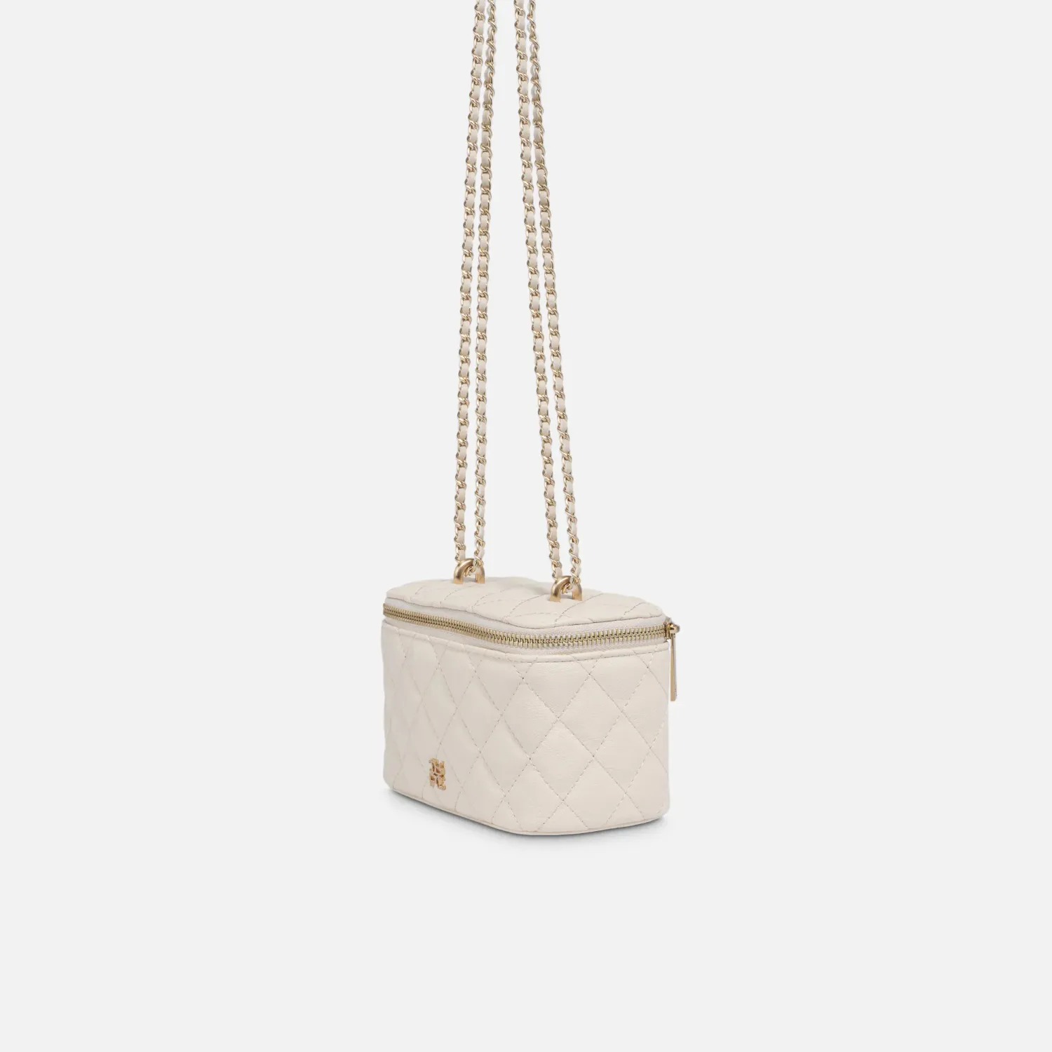 Bolso Crepier Mujer Crossbody Eline Chico color vainilla | Platanitos