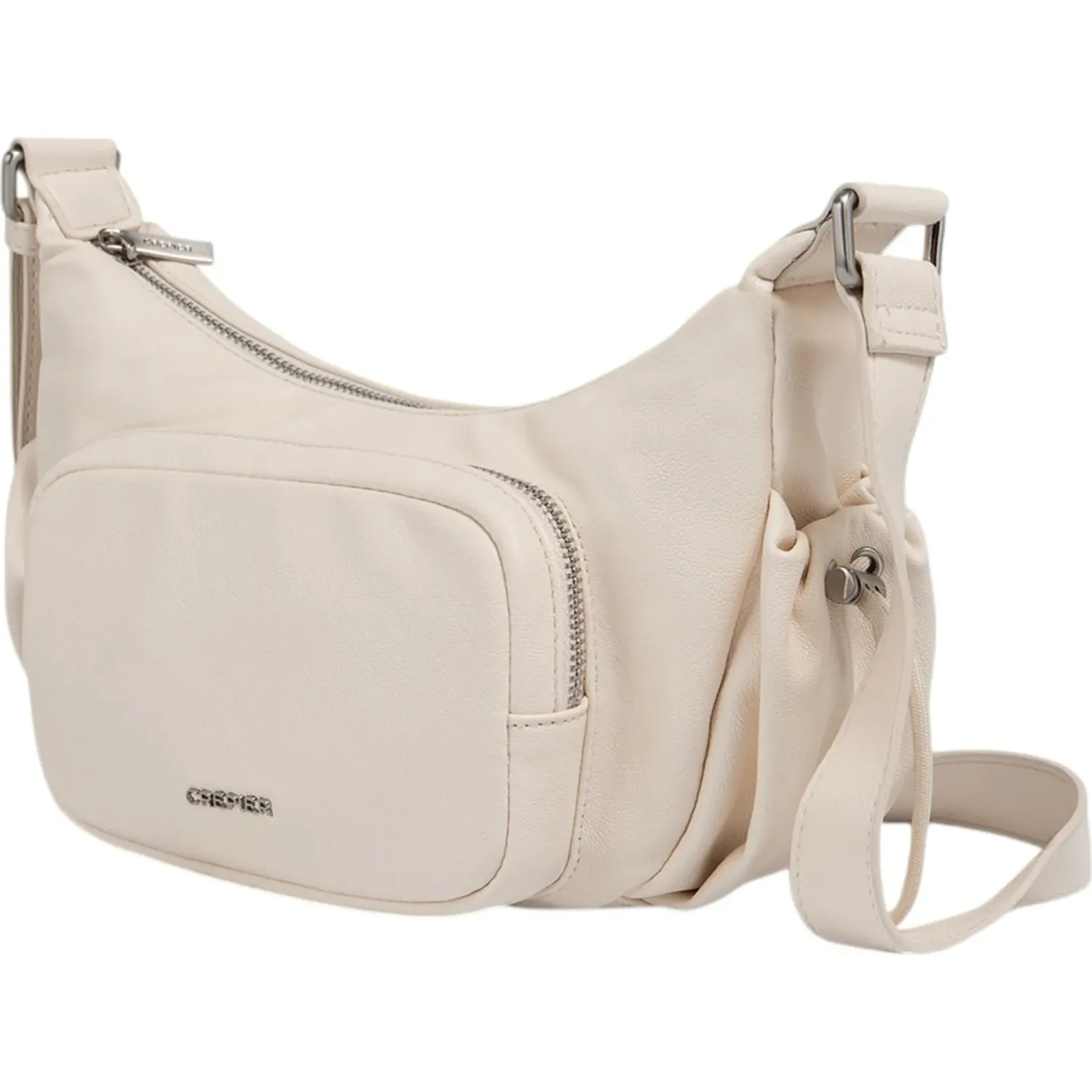 CREPIER Bolso Crepier Mujer Crossbody Emerie Chico color vainilla | Platanitos