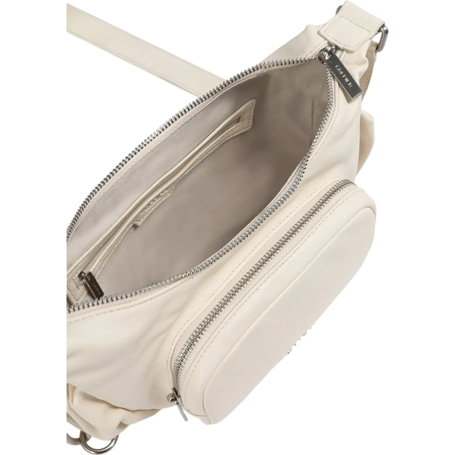 CREPIER Bolso Crepier Mujer Crossbody Emerie Chico color vainilla | Platanitos