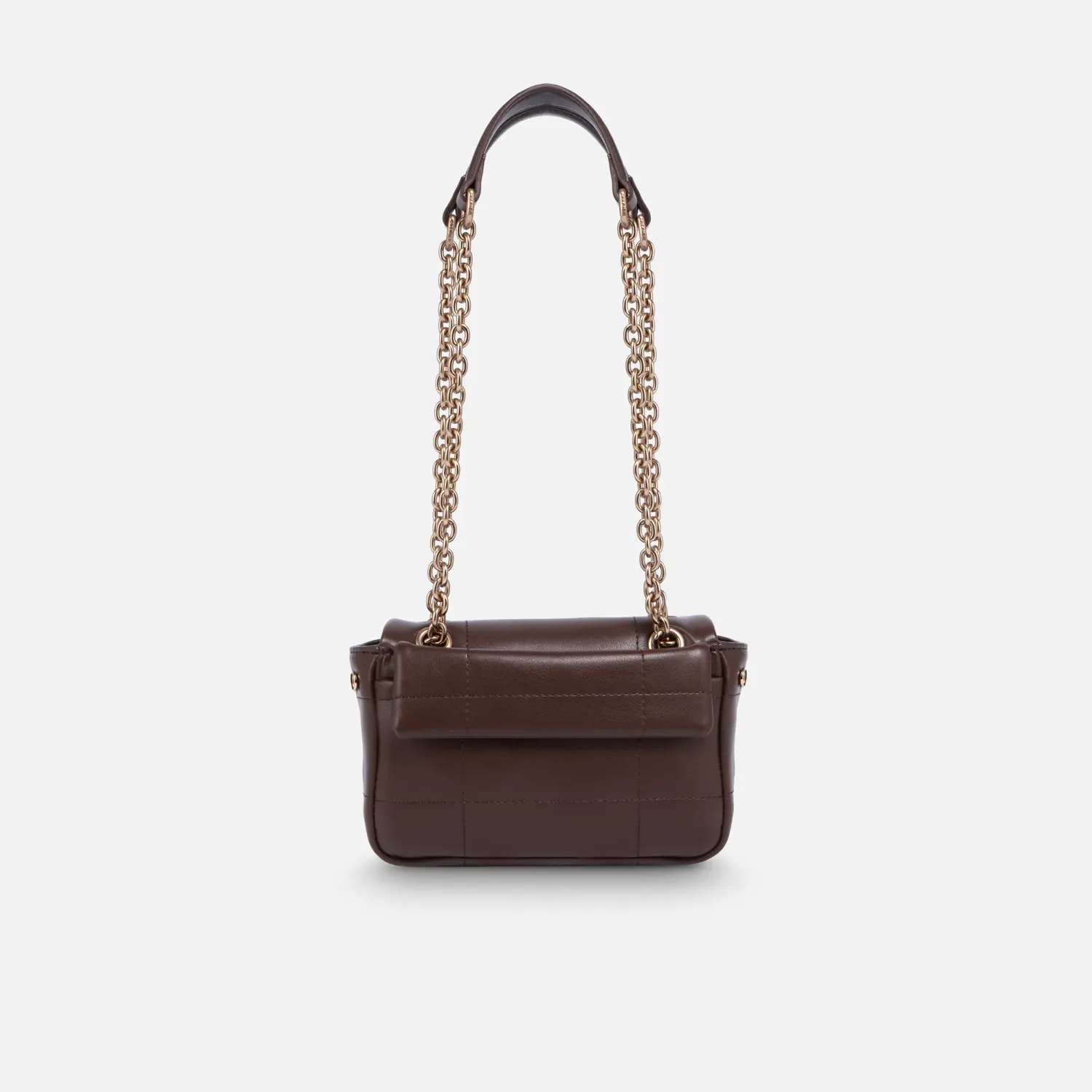 Bolso Crepier Mujer Flap Kaie Chico color marrón | Platanitos
