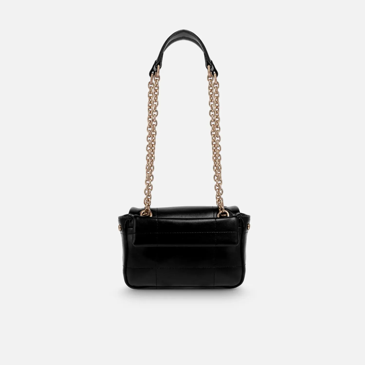 Bolso Crepier Mujer Flap Kaie Chico color negro | Platanitos