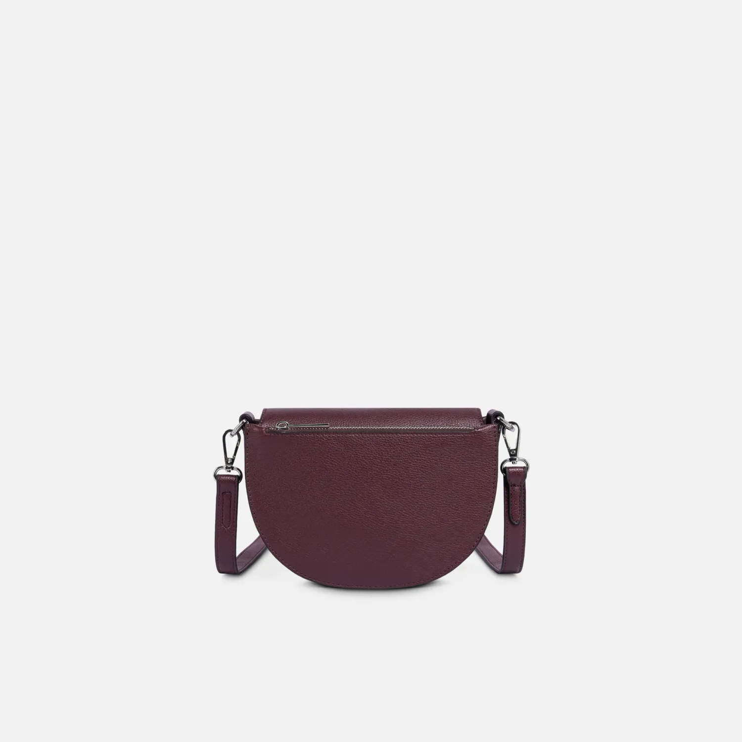 Bolso Crepier Mujer Flap Solei Chico color burgundy | Platanitos