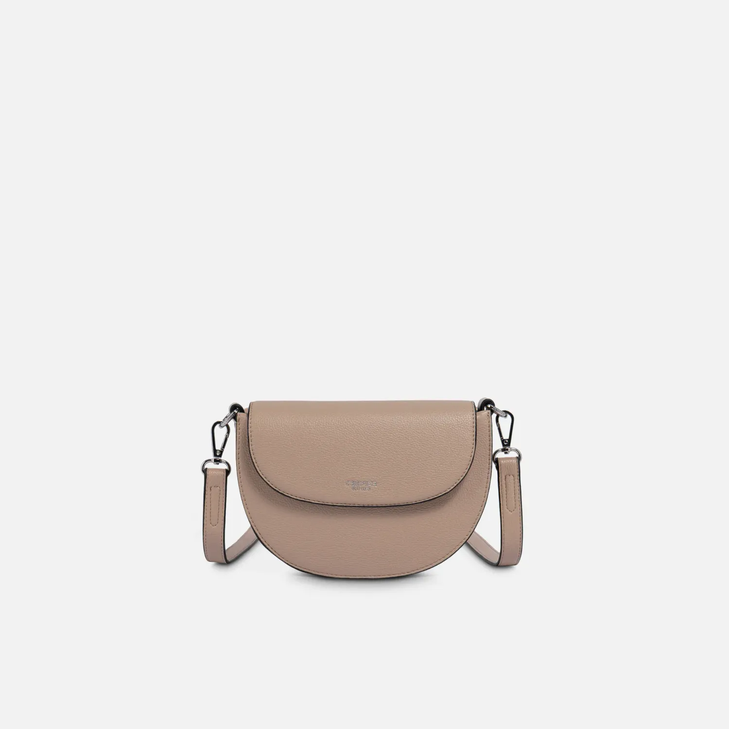 Bolso Crepier Mujer Flap Solei Chico color topo | Platanitos