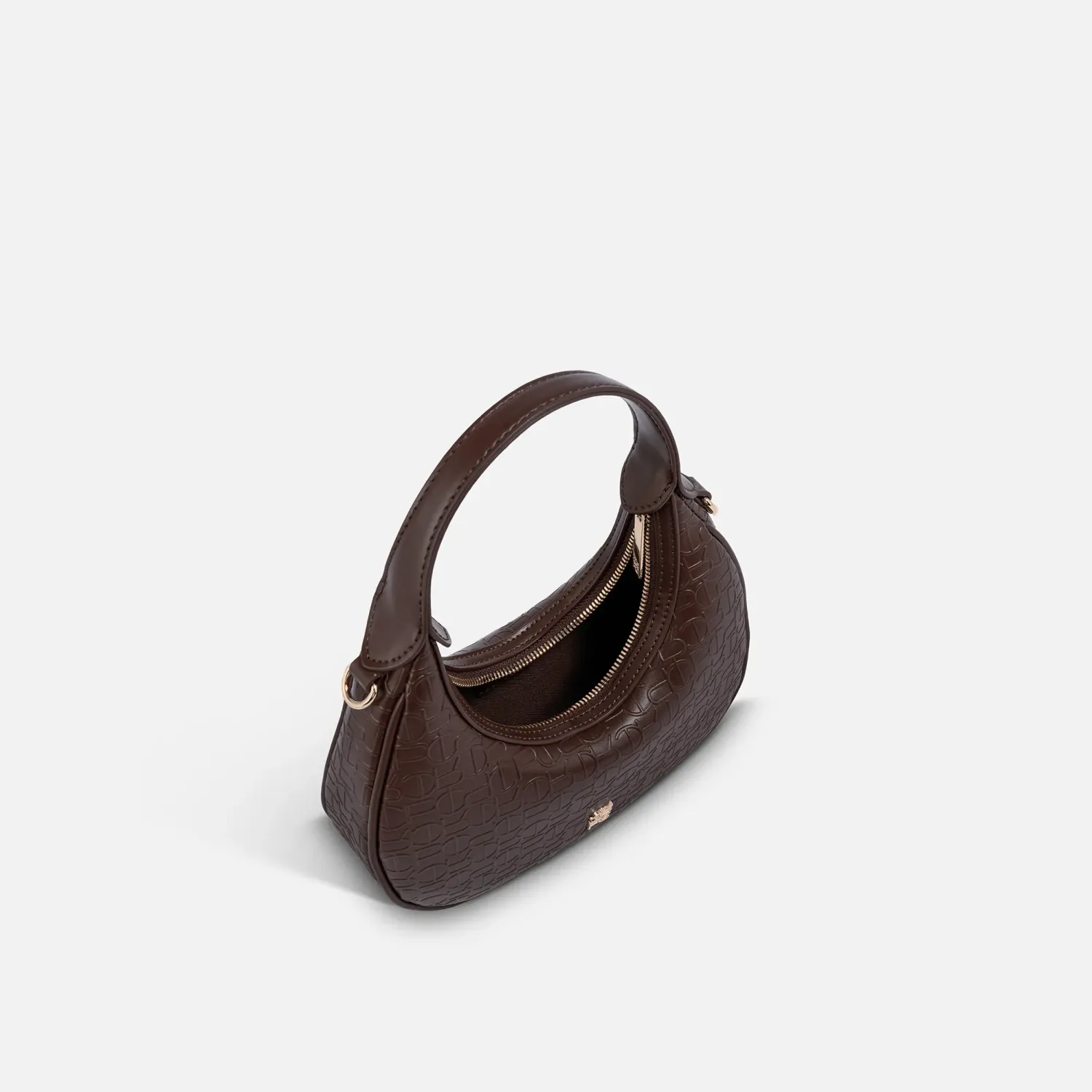 Bolso Crepier Mujer Hobo Anya Chico color marrón | Platanitos