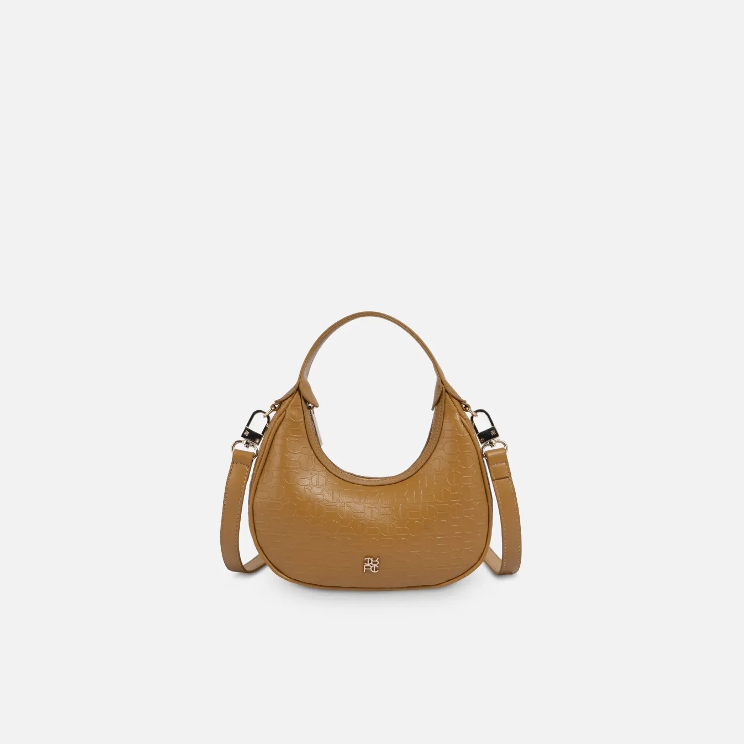 Bolso Crepier Mujer Hobo Anya Chico color ocre | Platanitos