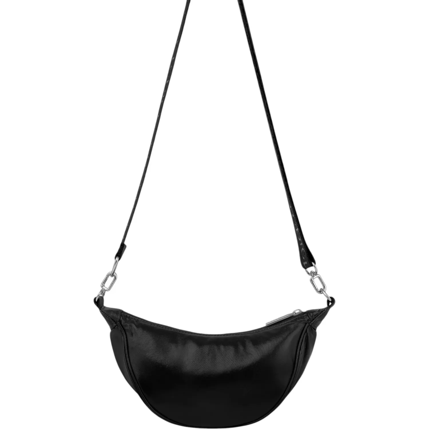 Bolso Crepier Mujer Hobo Callie 2.0 Chico color negro metálico | Platanitos