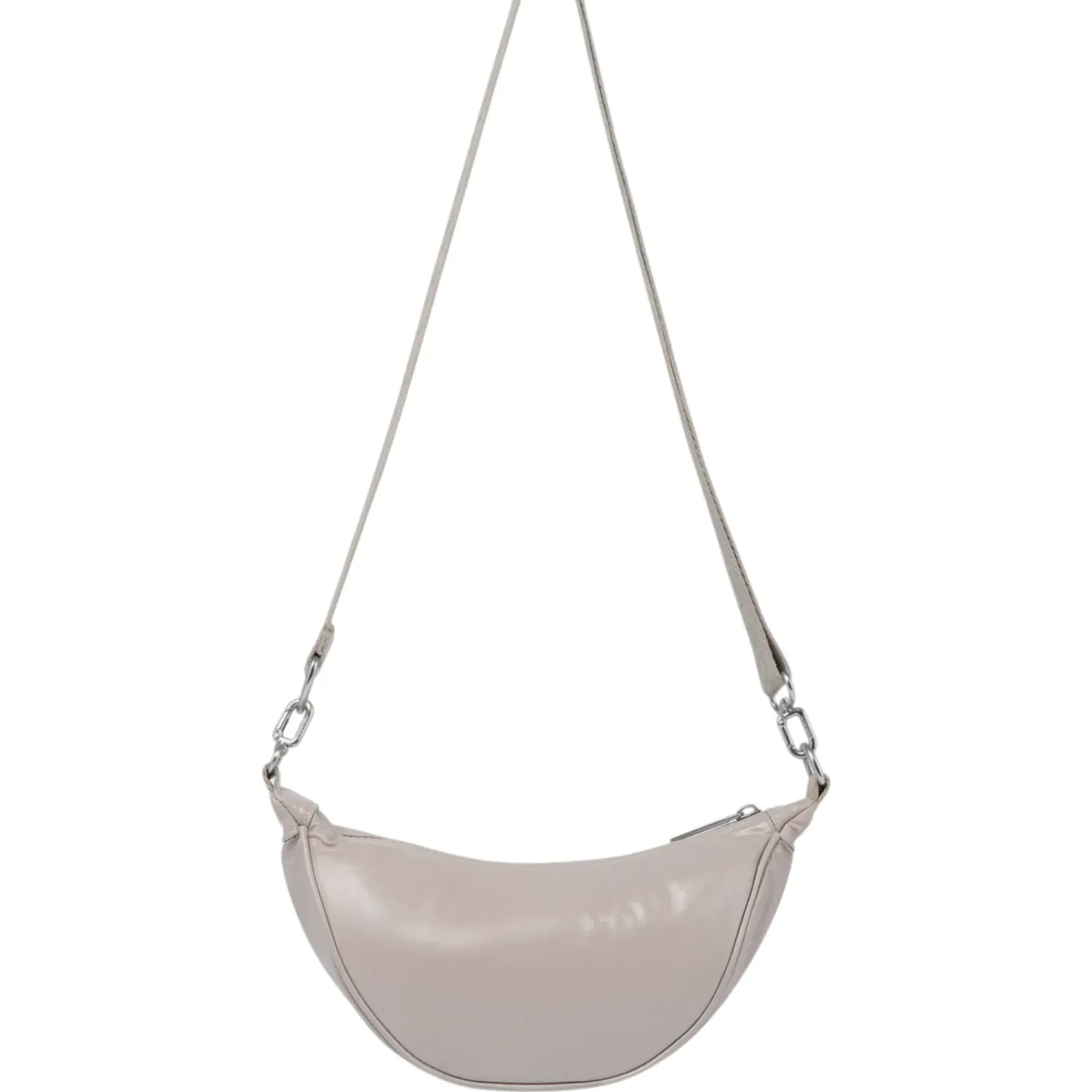 CREPIER Bolso Crepier Mujer Hobo Callie 2.0 Chico color arena metálico | Platanitos