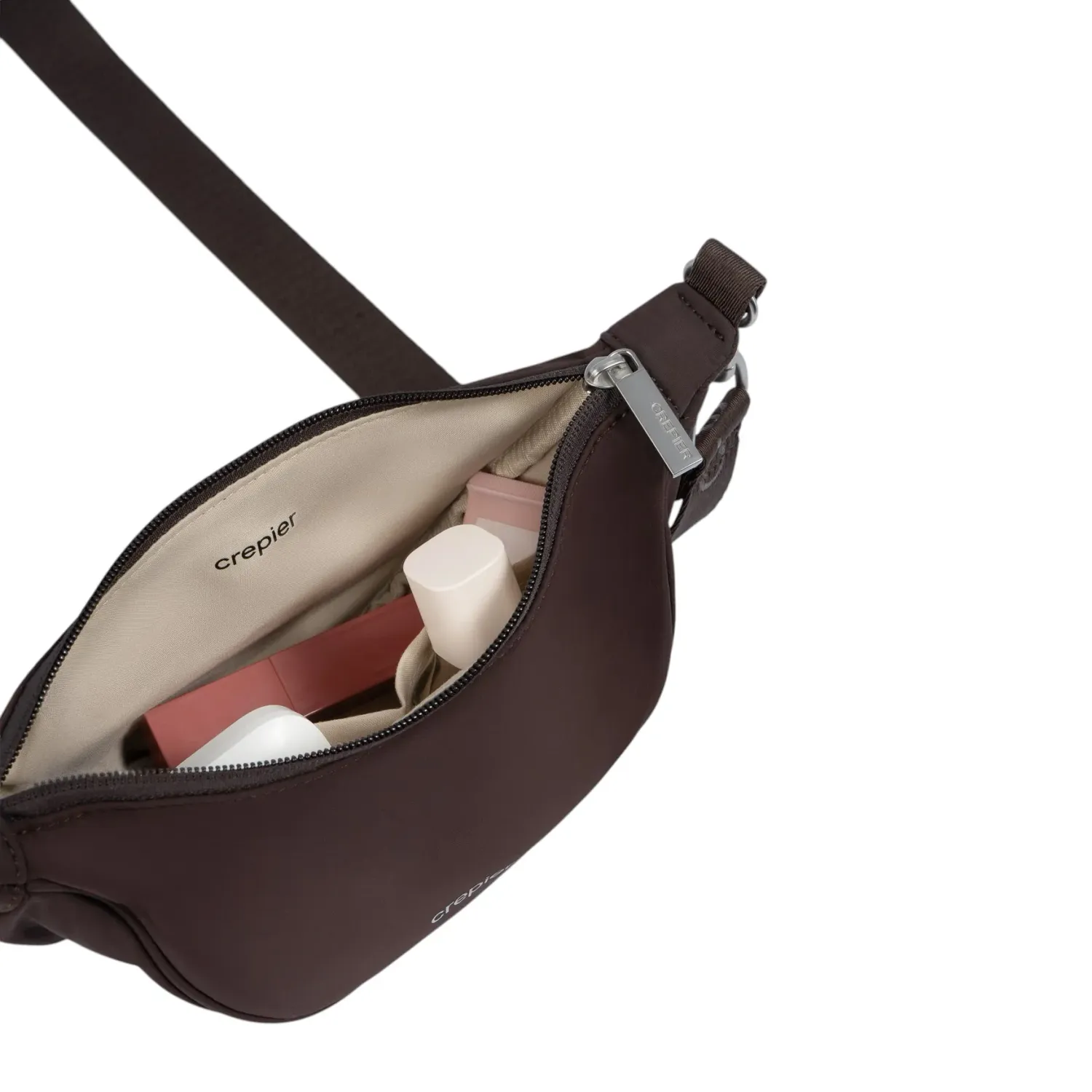 Bolso Crepier Mujer Hobo Callie 2.0 Chico color chocolate | Platanitos
