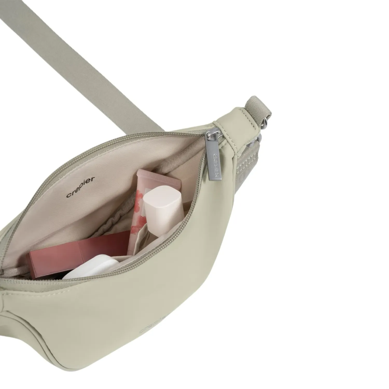 Bolso Crepier Mujer Hobo Callie 2.0 Chico color eucalipto | Platanitos