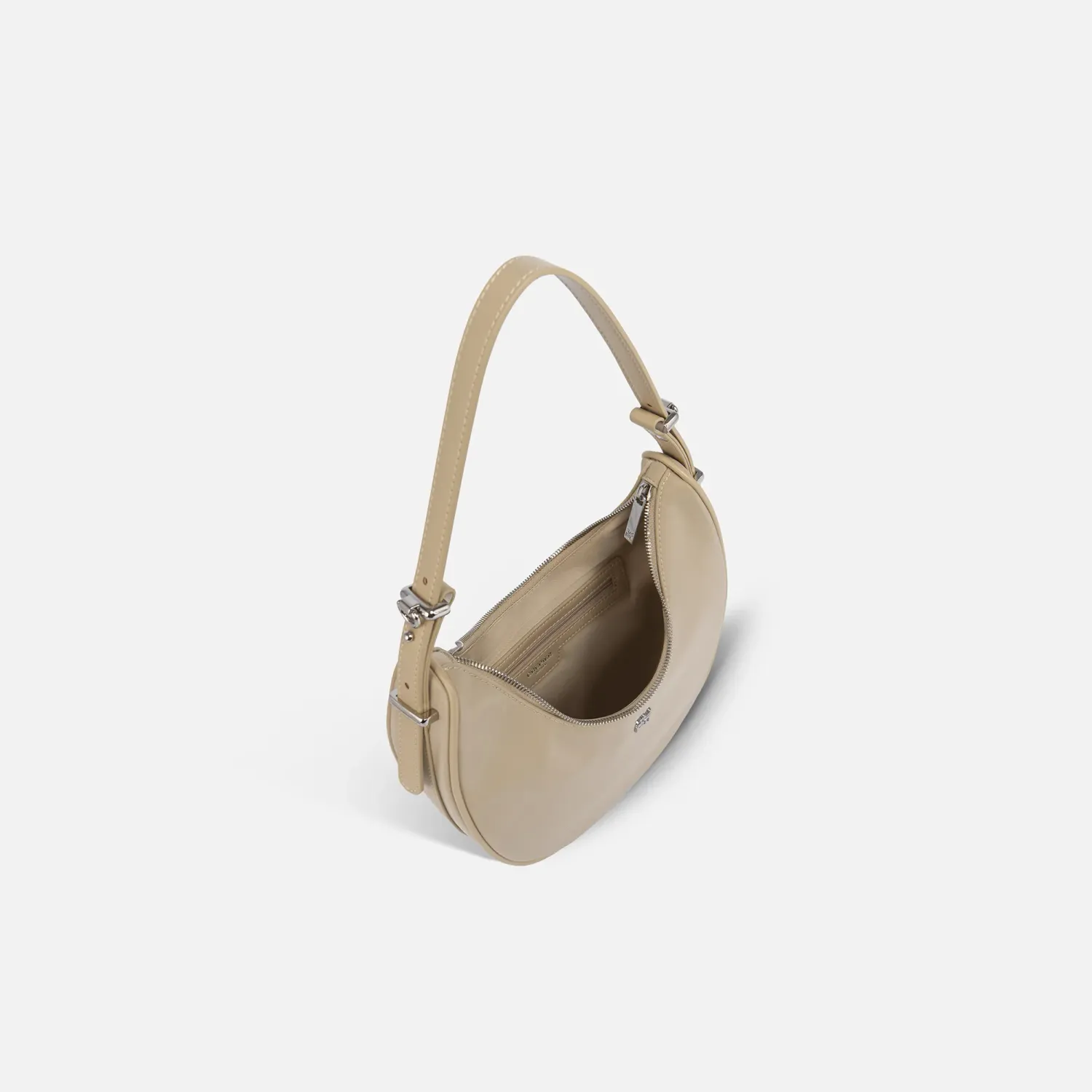 Bolso Crepier Mujer Hobo Devon Chico color beige | Platanitos
