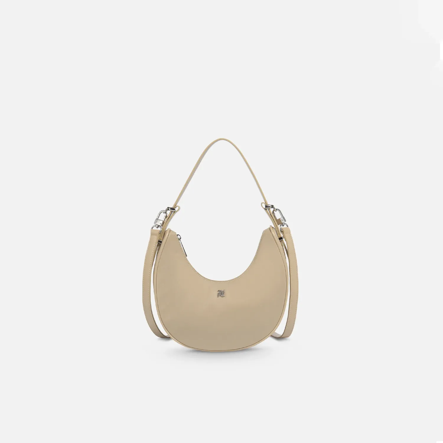 Bolso Crepier Mujer Hobo Devon Chico color beige | Platanitos