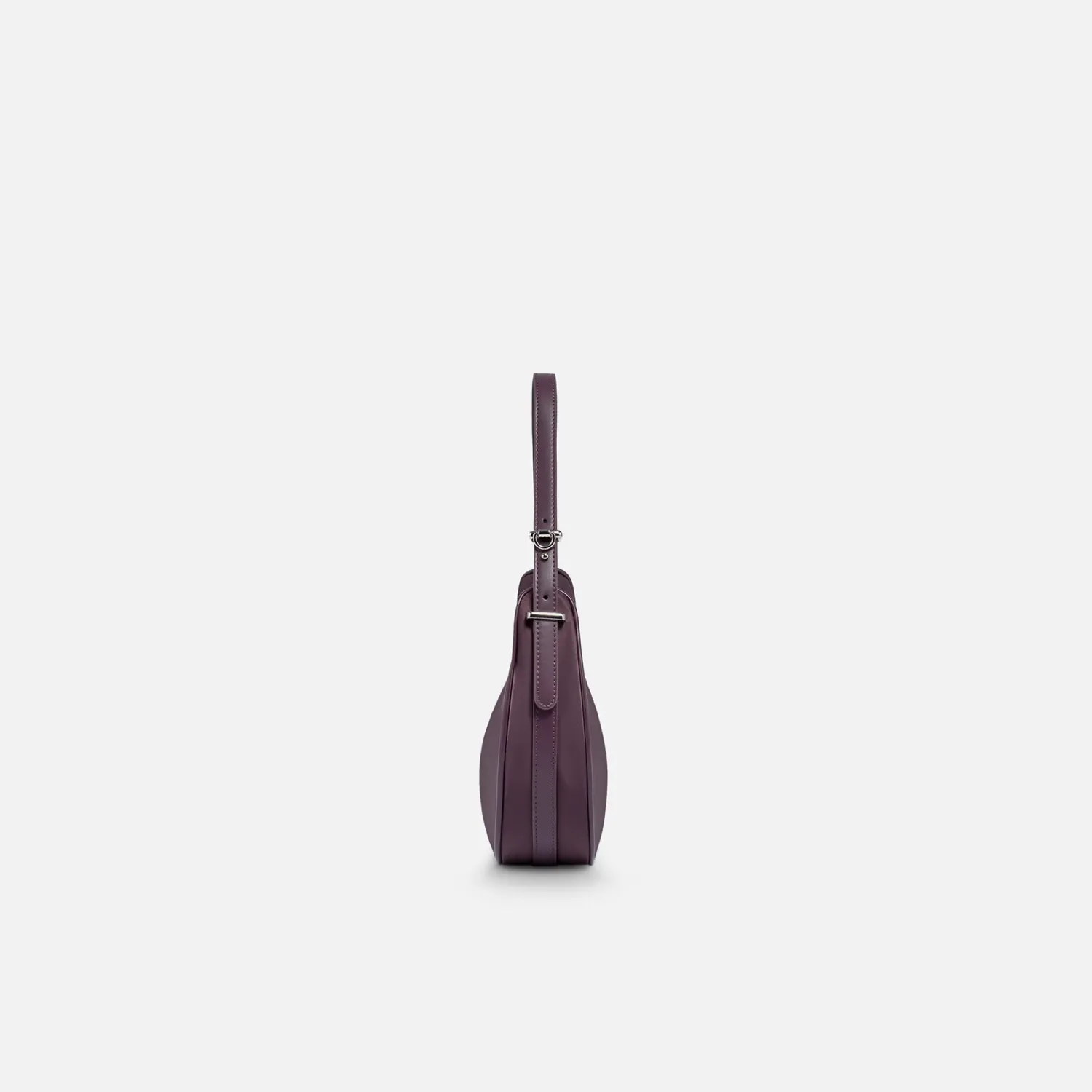 Bolso Crepier Mujer Hobo Devon Chico color burgundy | Platanitos
