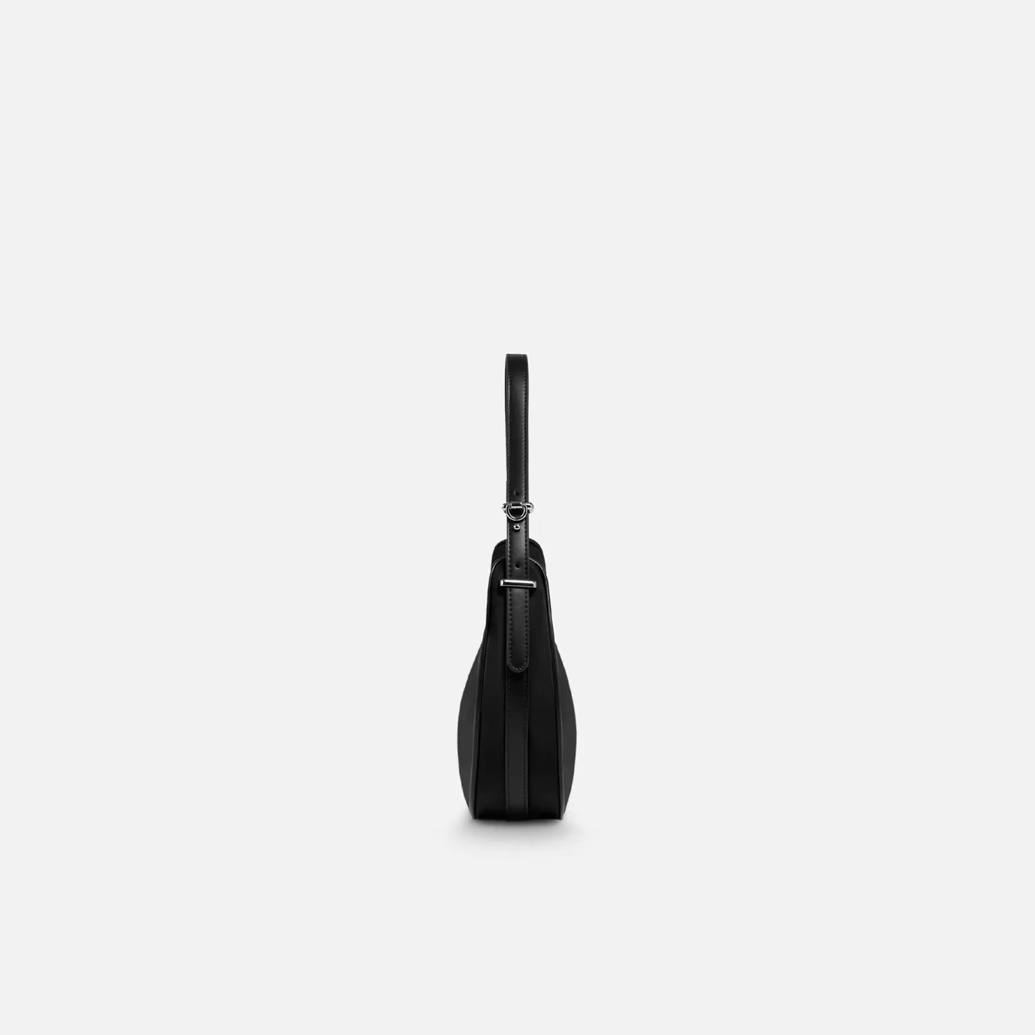Bolso Crepier Mujer Hobo Devon Chico color negro | Platanitos