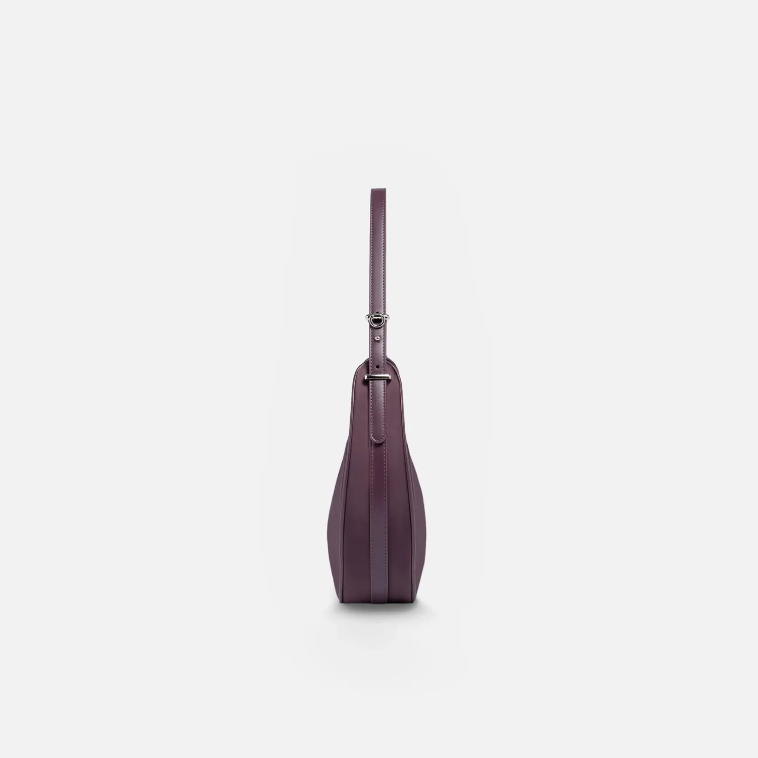 Bolso Crepier Mujer Hobo Devon Mediano color burgundy | Platanitos
