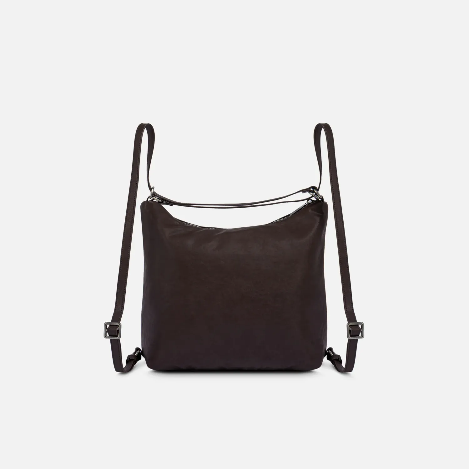 Bolso Crepier Mujer Hobo Kyra Mediano color marrón | Platanitos