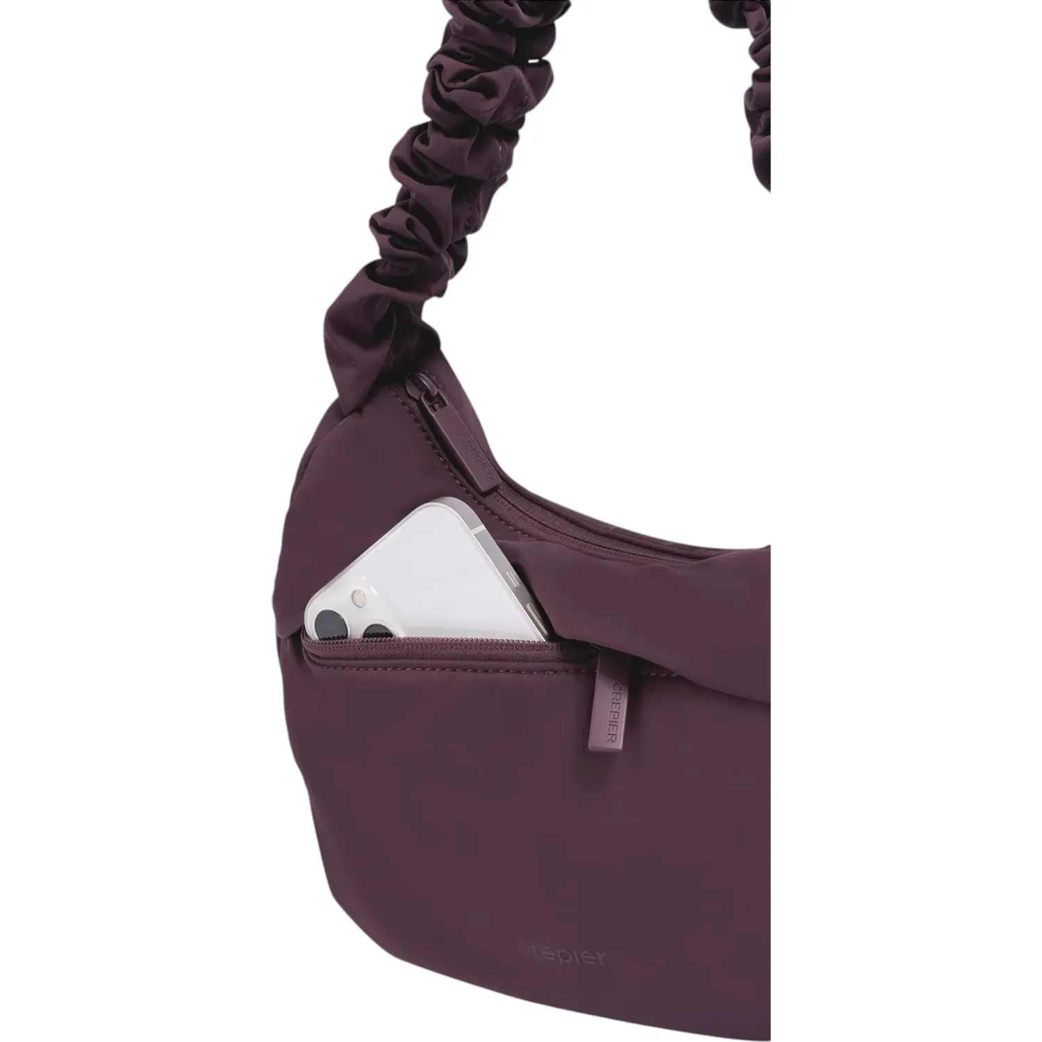 CREPIER Bolso Crepier Mujer Hobo Mady Chico color cocoa | Platanitos