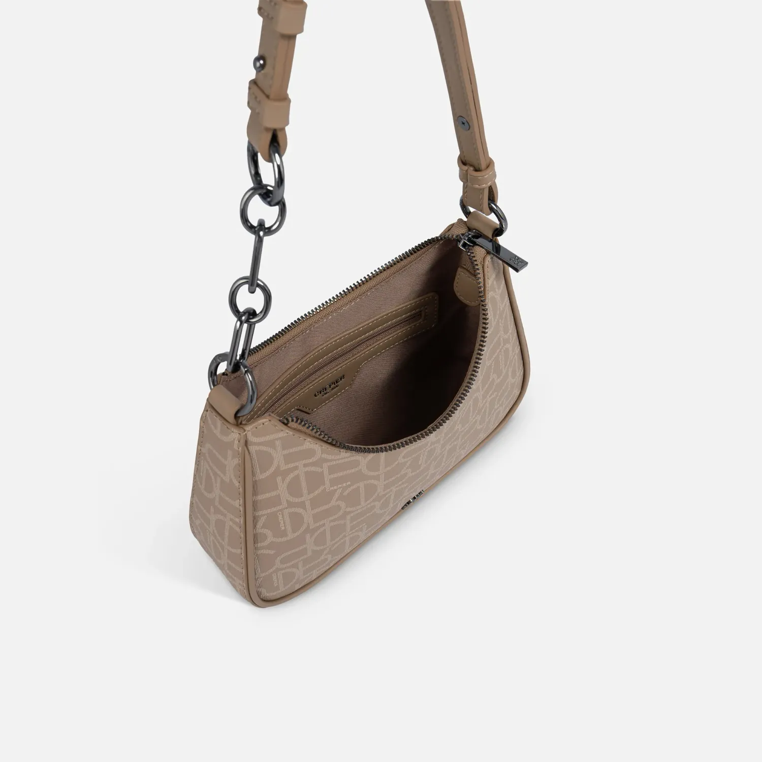 Bolso Crepier Mujer Hobo Naima Mediano color arena | Platanitos