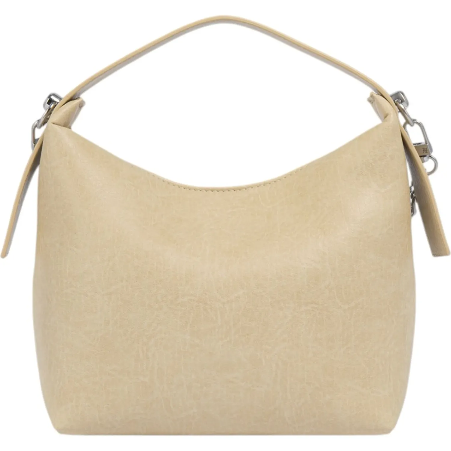 Bolso Crepier Mujer Hobo Onelia Chico color beige | Platanitos
