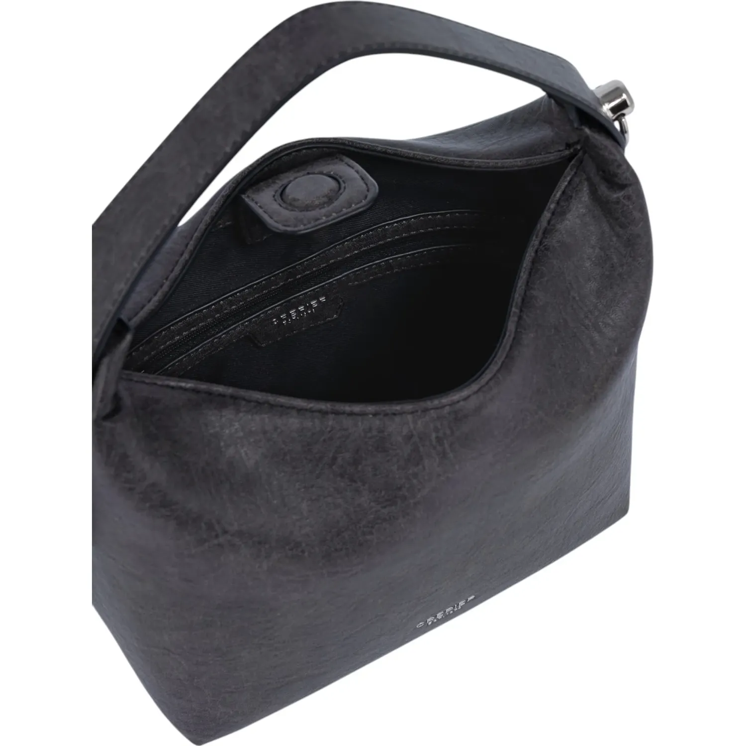 CREPIER Bolso Crepier Mujer Hobo Onelia Chico color negro | Platanitos
