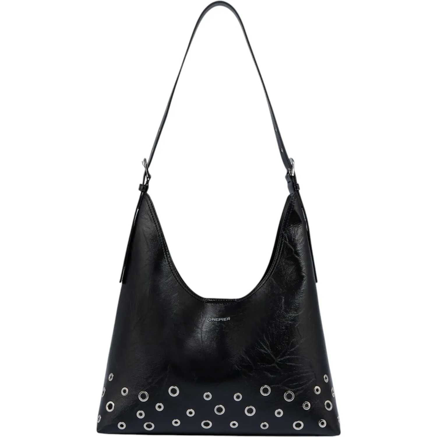 Bolso Crepier Mujer Hobo Skye Grande color negro | Platanitos