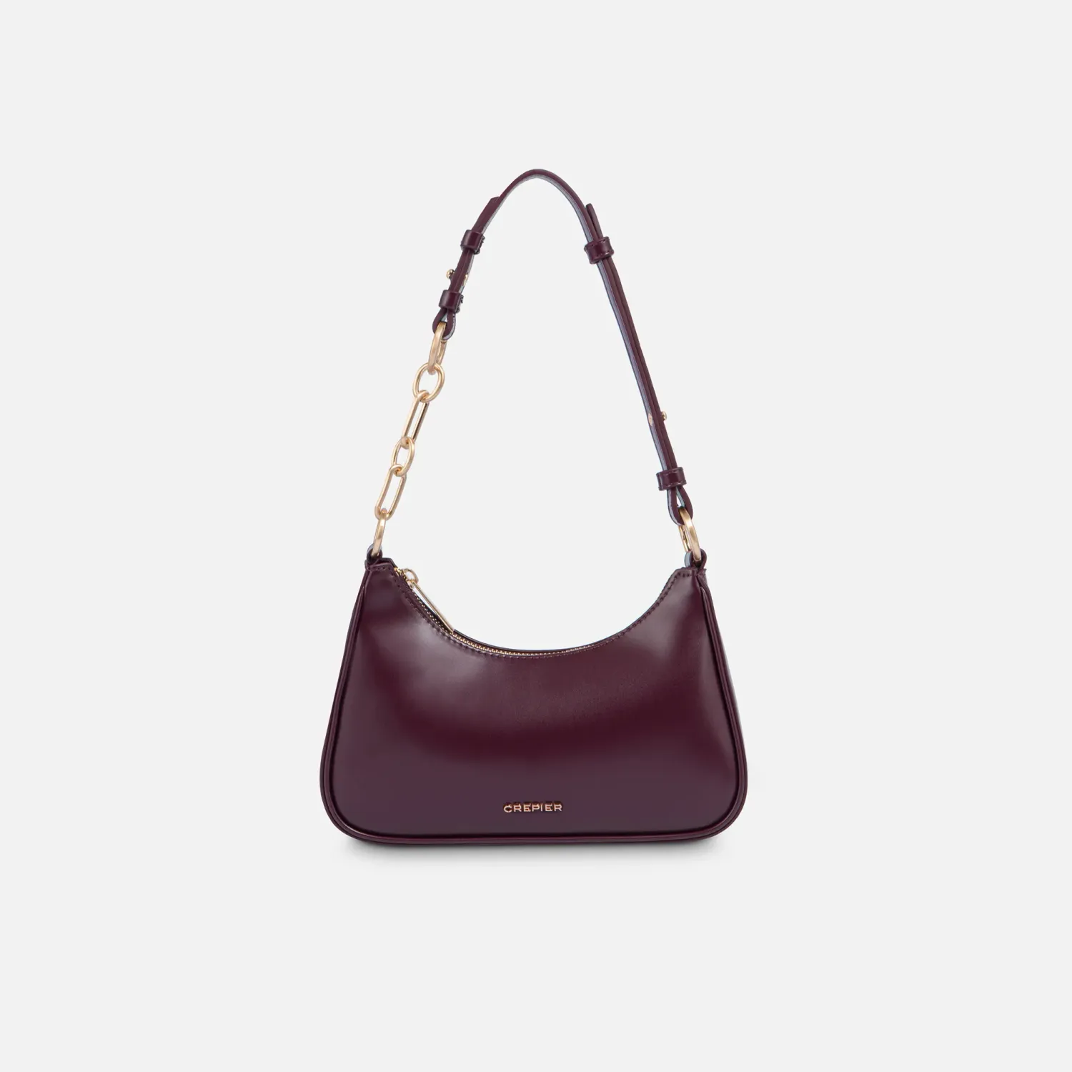 Bolso Crepier Mujer Hobo Sue Mediano color burgundy | Platanitos
