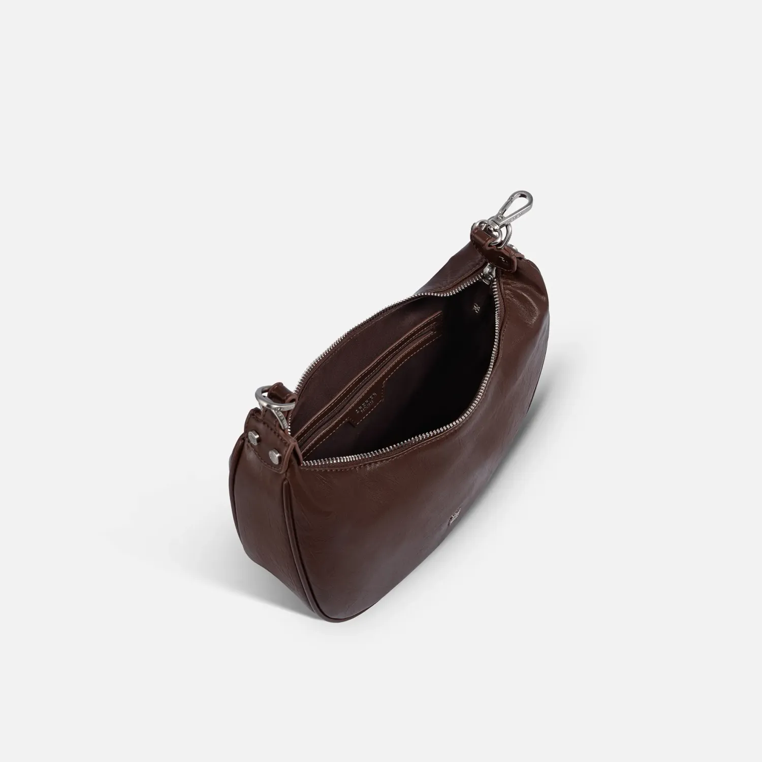 Bolso Crepier Mujer Hobo Vera Mediano color marrón | Platanitos