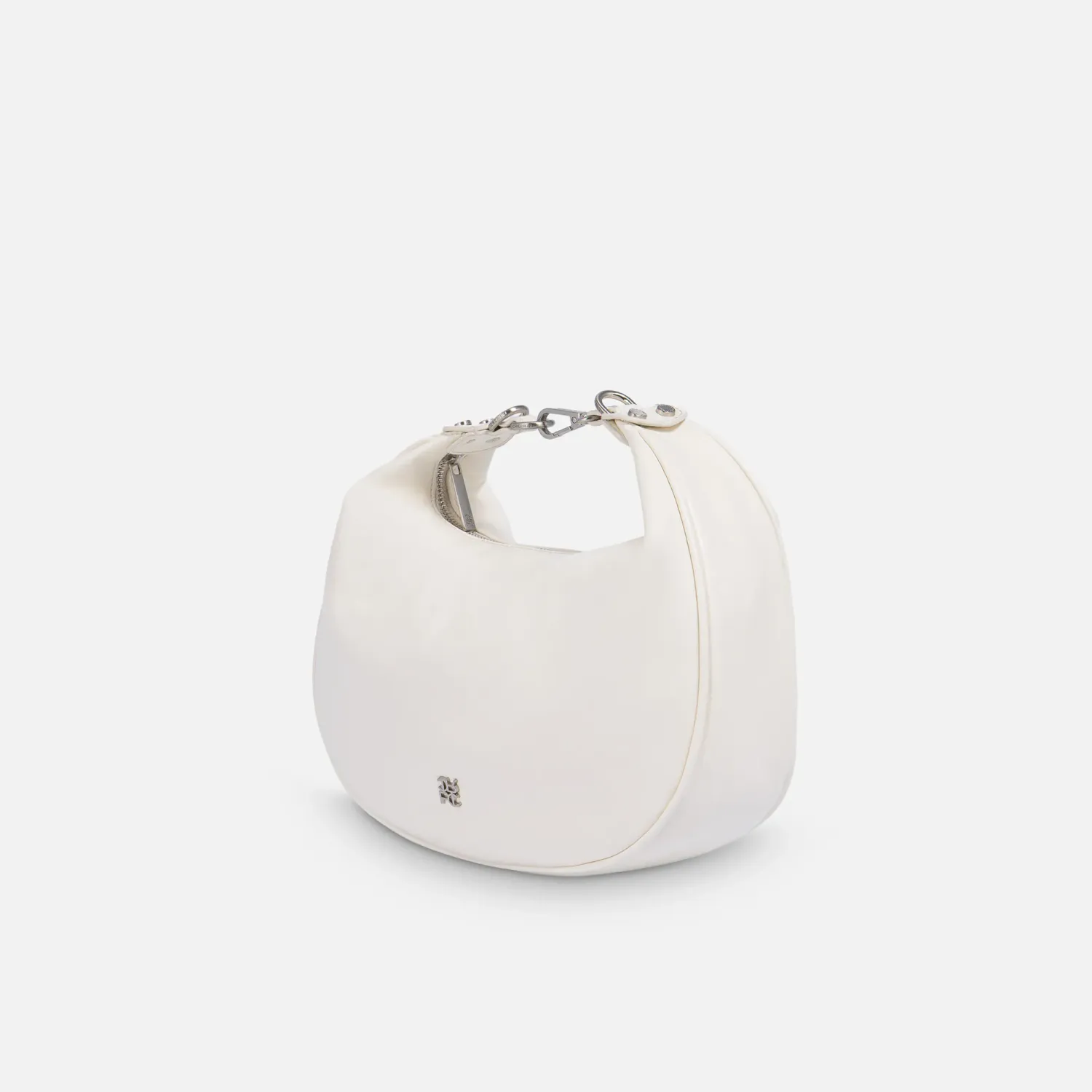 Bolso Crepier Mujer Hobo Vera Mediano color vainilla | Platanitos