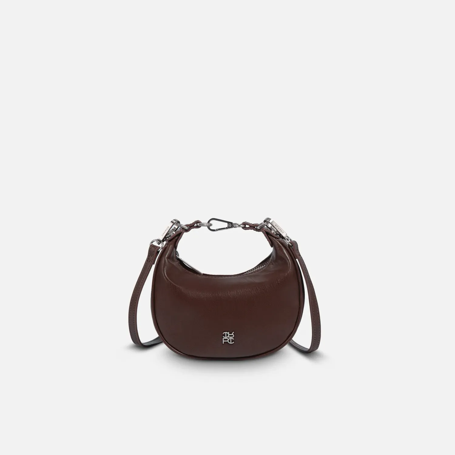 Bolso Crepier Mujer Hobo Vera Mini color marrón | Platanitos