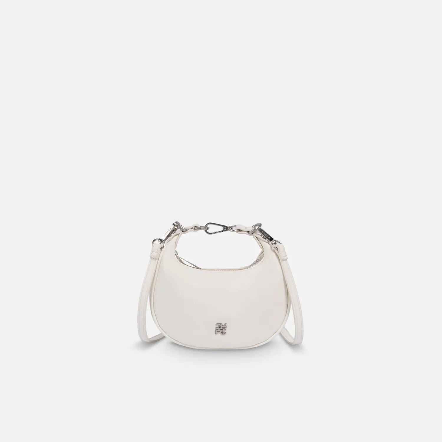 Bolso Crepier Mujer Hobo Vera Mini color vainilla | Platanitos