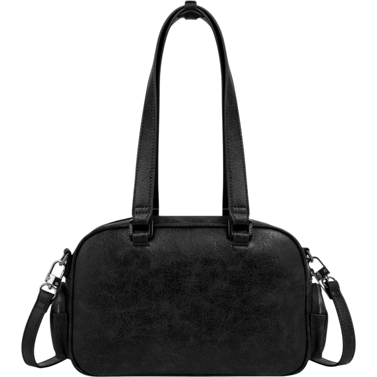 Cartera Crepier Mujer Bowling Adeline Grande color negro | Platanitos