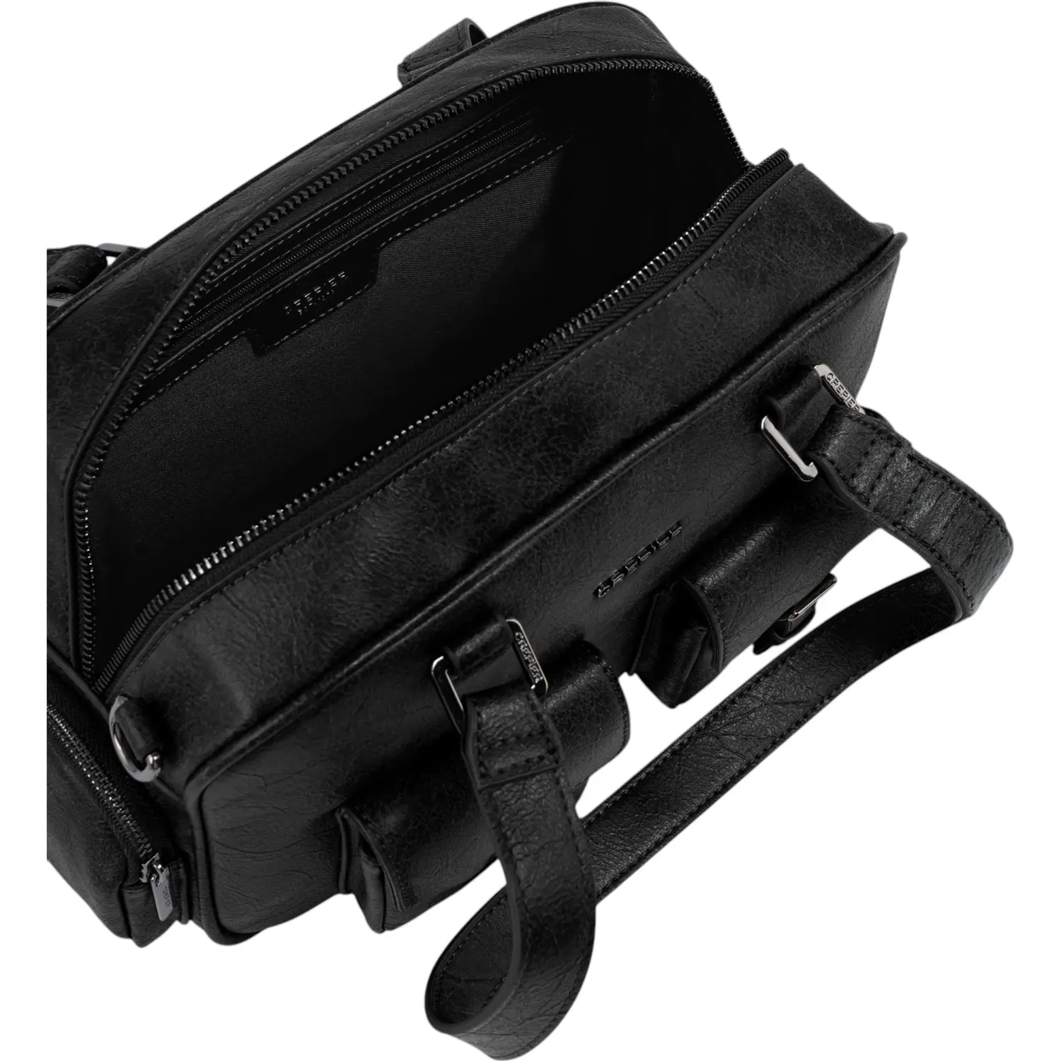 Cartera Crepier Mujer Bowling Adeline Grande color negro | Platanitos