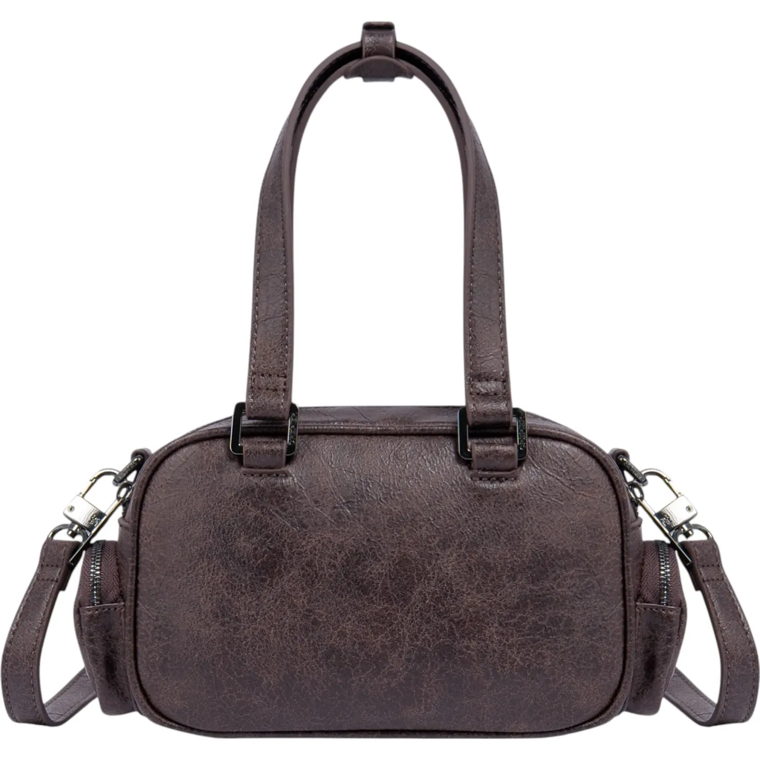 Cartera Crepier Mujer Bowling Adeline Mediano color marrón | Platanitos