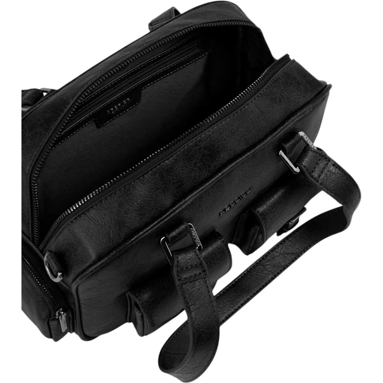 CREPIER Cartera Crepier Mujer Bowling Adeline Mediano color negro | Platanitos