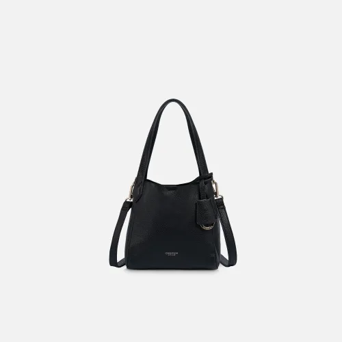 Cartera Crepier Mujer Satchel Ivet Mediano color negro | Platanitos