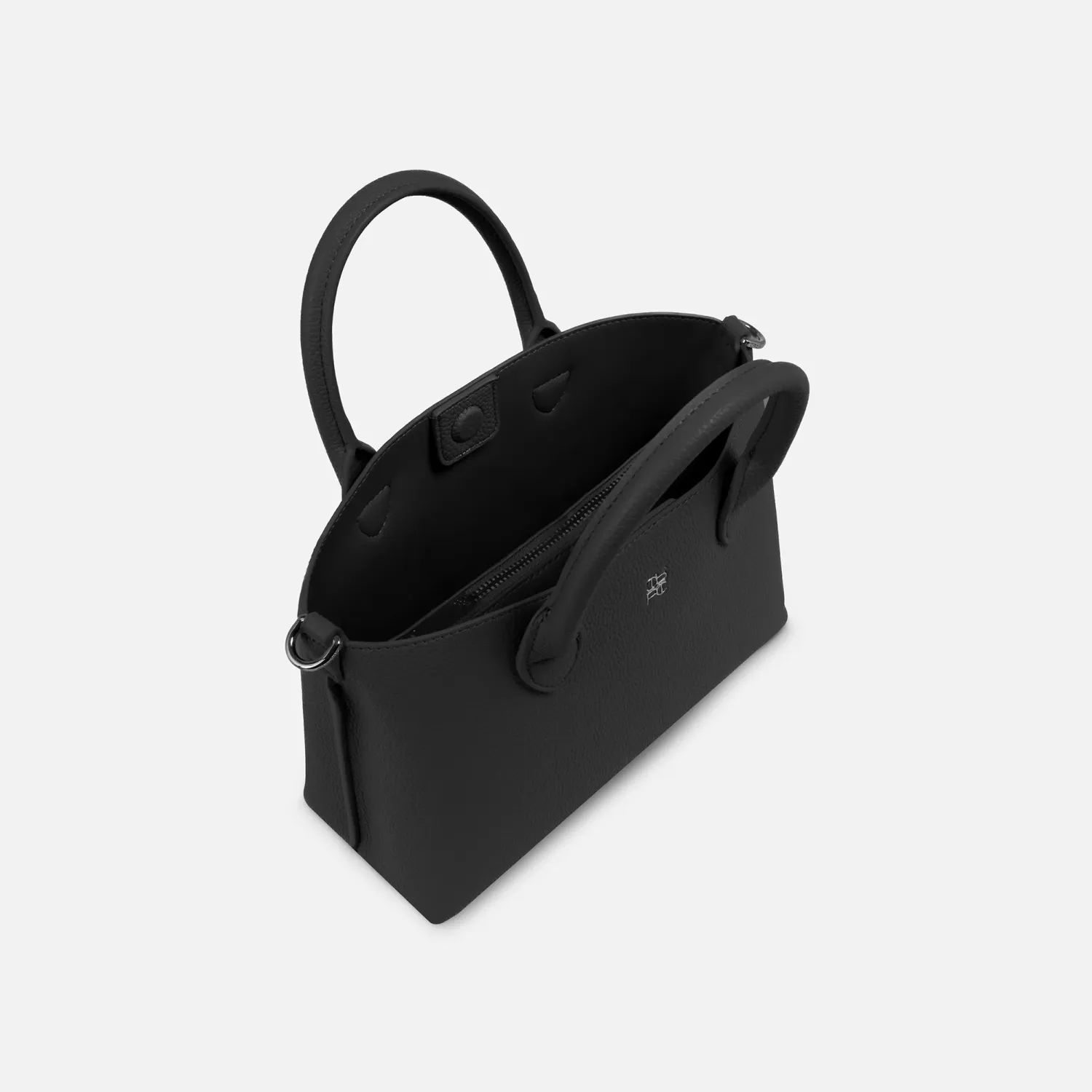 Cartera Crepier Mujer Satchel Kriss Chico color negro | Platanitos