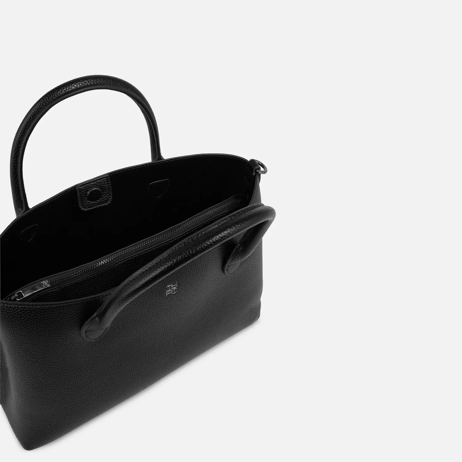 Cartera Crepier Mujer Satchel Kriss Grande color negro | Platanitos