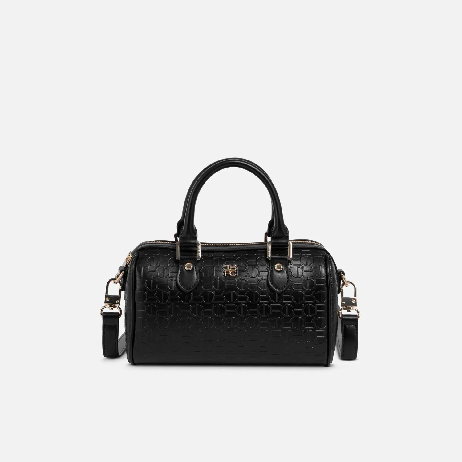 Cartera Crepier Mujer Satchel Mariella Mediano color negro | Platanitos