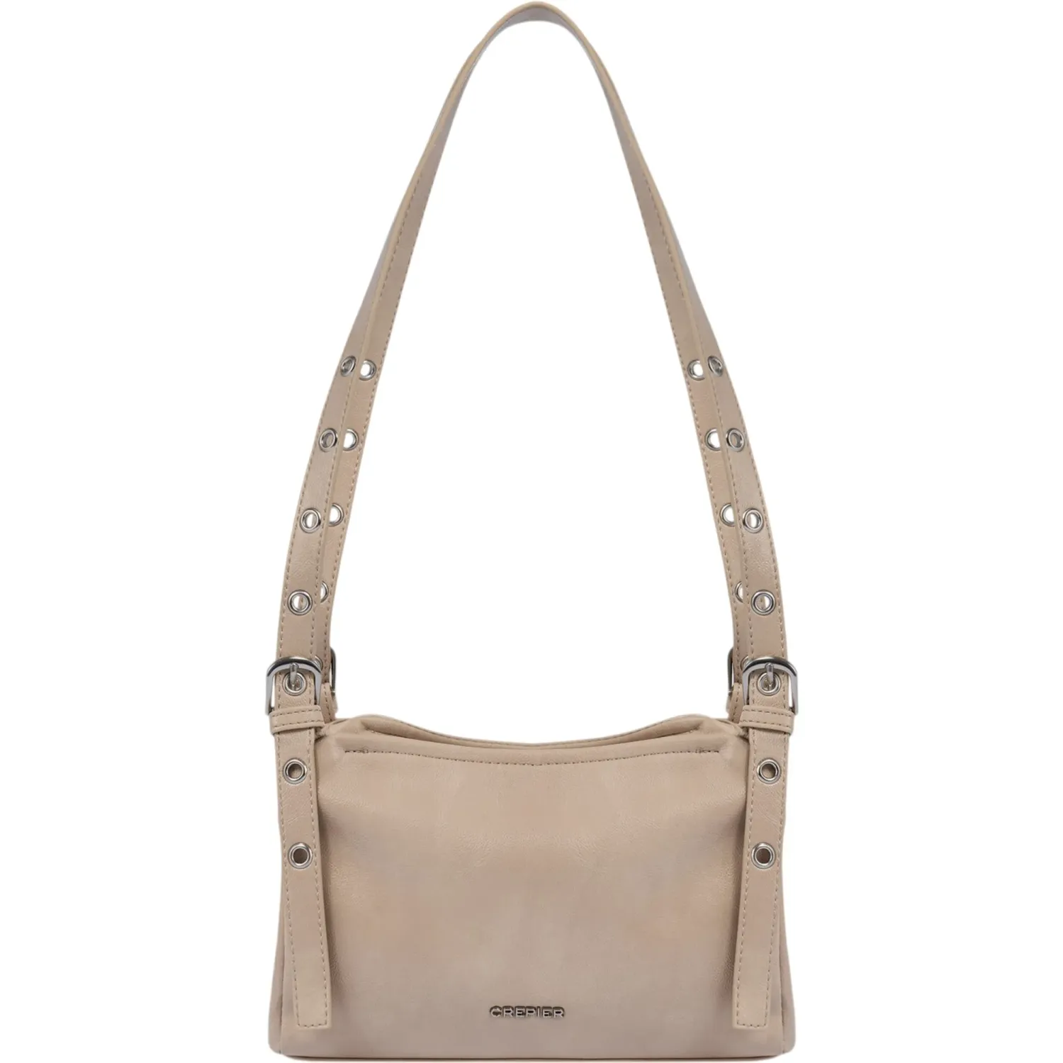 CREPIER Cartera Crepier Mujer Satchel Sia Chico color arena | Platanitos