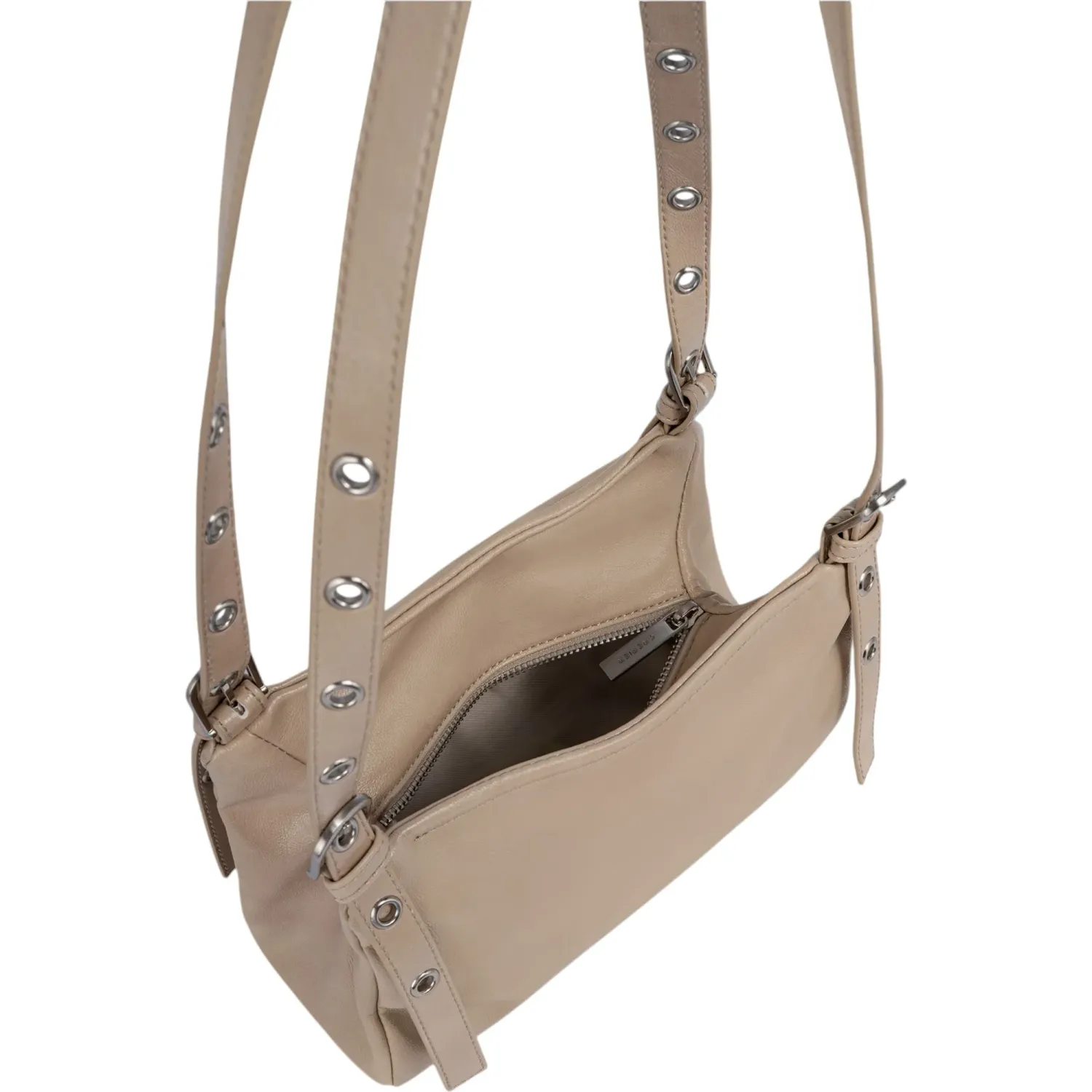 CREPIER Cartera Crepier Mujer Satchel Sia Chico color arena | Platanitos