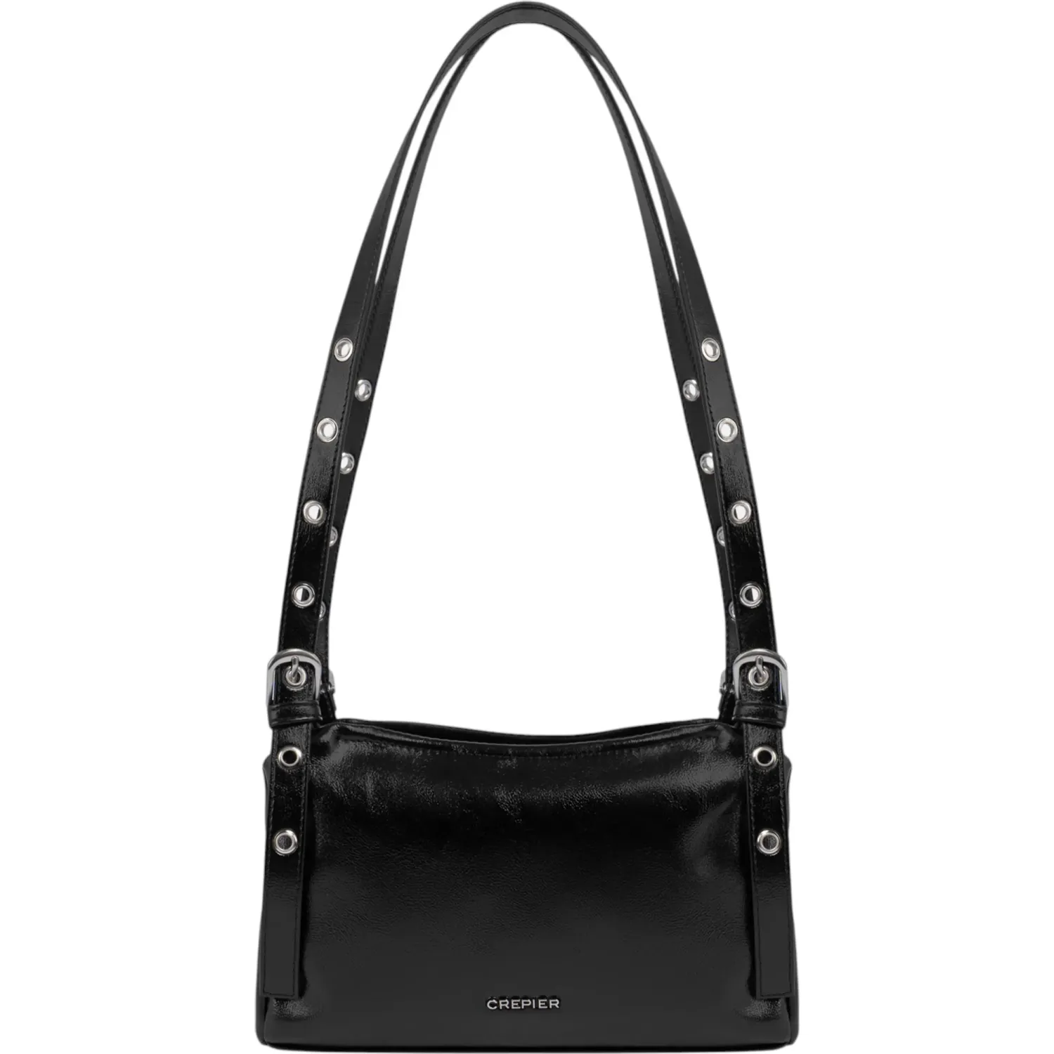 CREPIER Cartera Crepier Mujer Satchel Sia Chico color negro | Platanitos