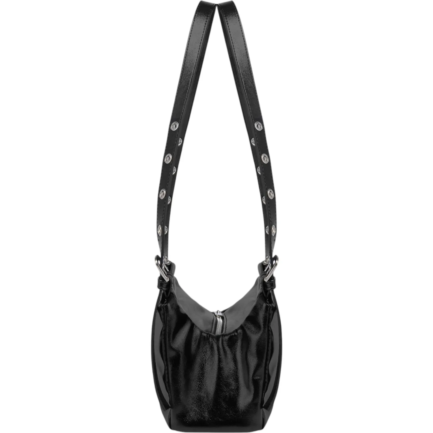CREPIER Cartera Crepier Mujer Satchel Sia Chico color negro | Platanitos