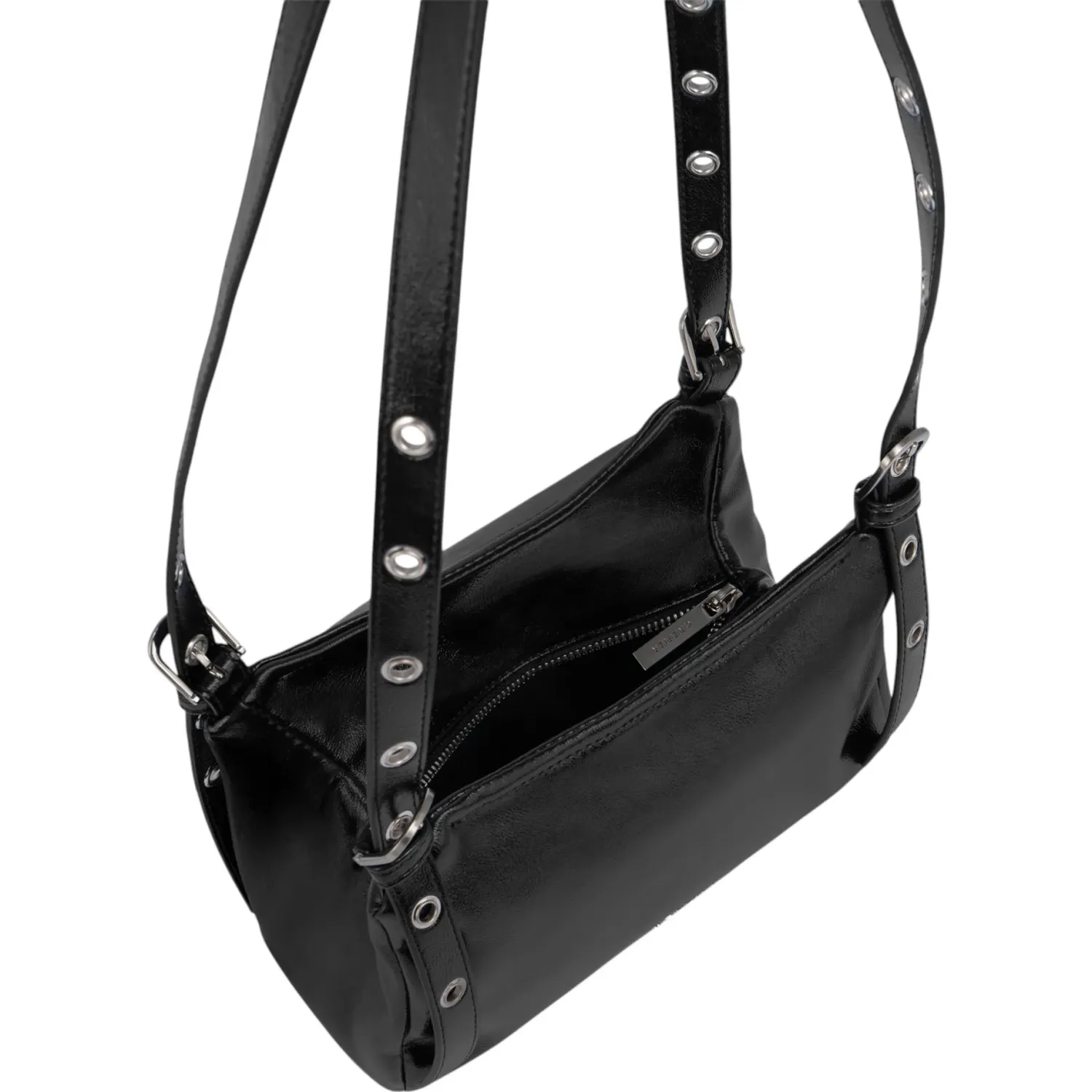 CREPIER Cartera Crepier Mujer Satchel Sia Chico color negro | Platanitos