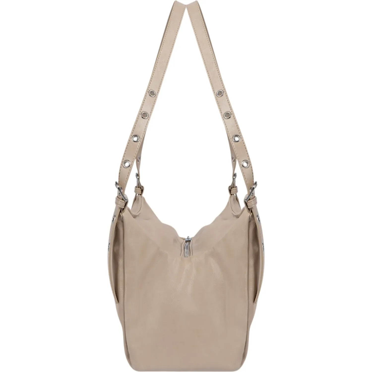 CREPIER Cartera Crepier Mujer Satchel Sia Mediano color arena | Platanitos