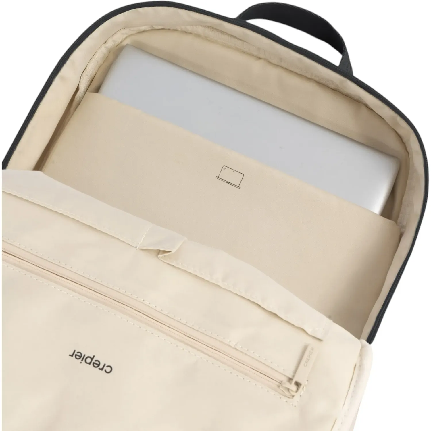 CREPIER Mochila Crepier Mujer Taylor Mediano color negro | Platanitos