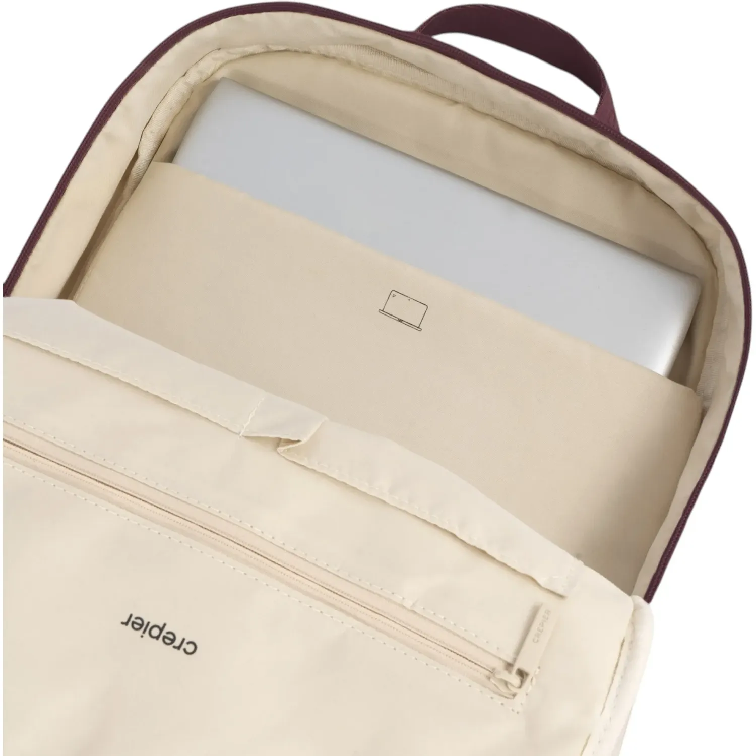 CREPIER Mochila Crepier Mujer Taylor Mediano color burgundy | Platanitos