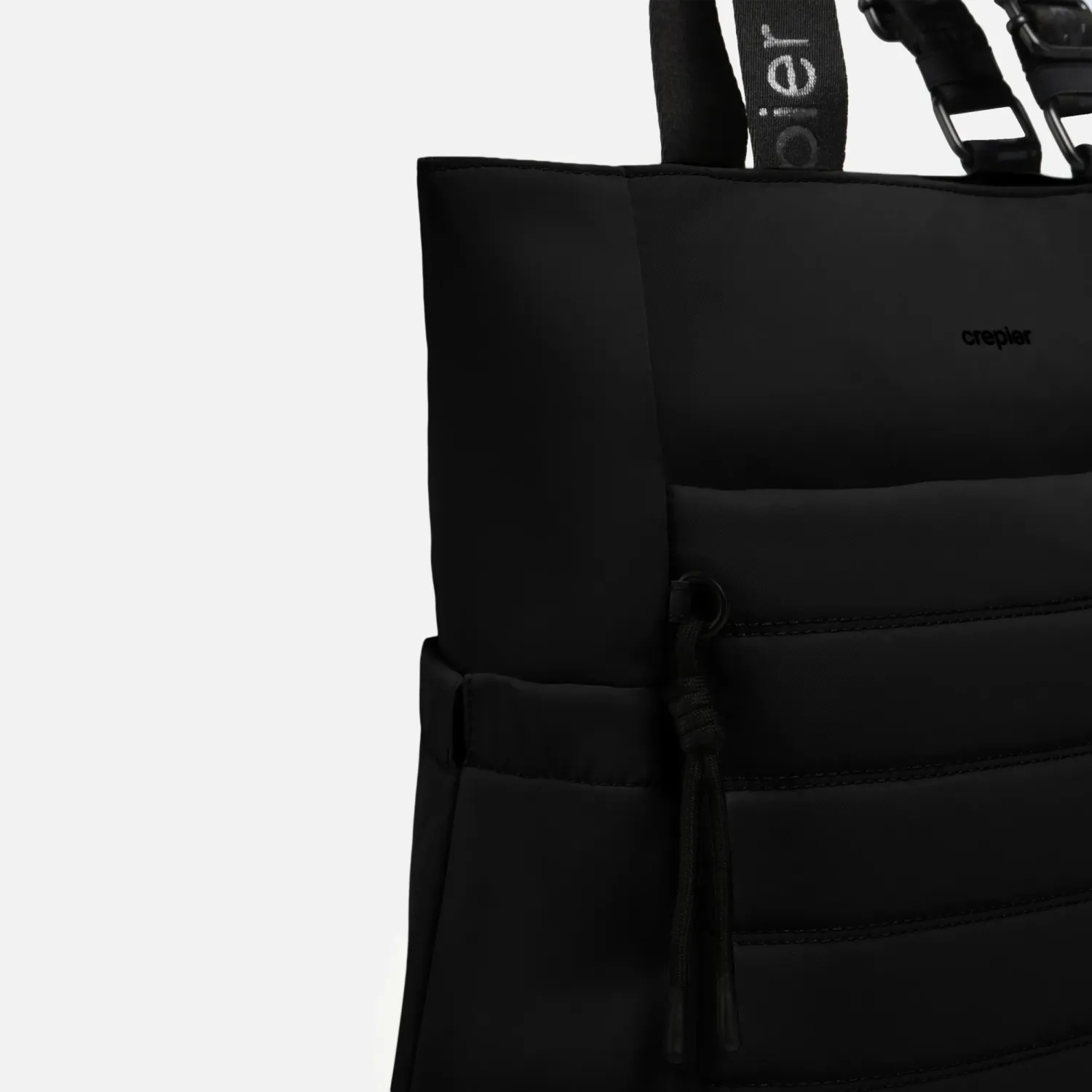 CREPIER Mochila Crepier Tote Mujer Tote Irina Grande color negro | Platanitos