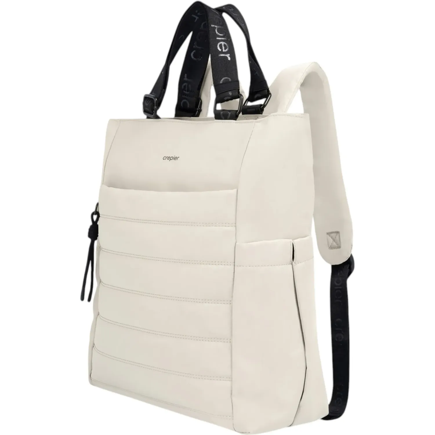 CREPIER Mochila Crepier Tote Mujer Tote Irina Grande color beige | Platanitos