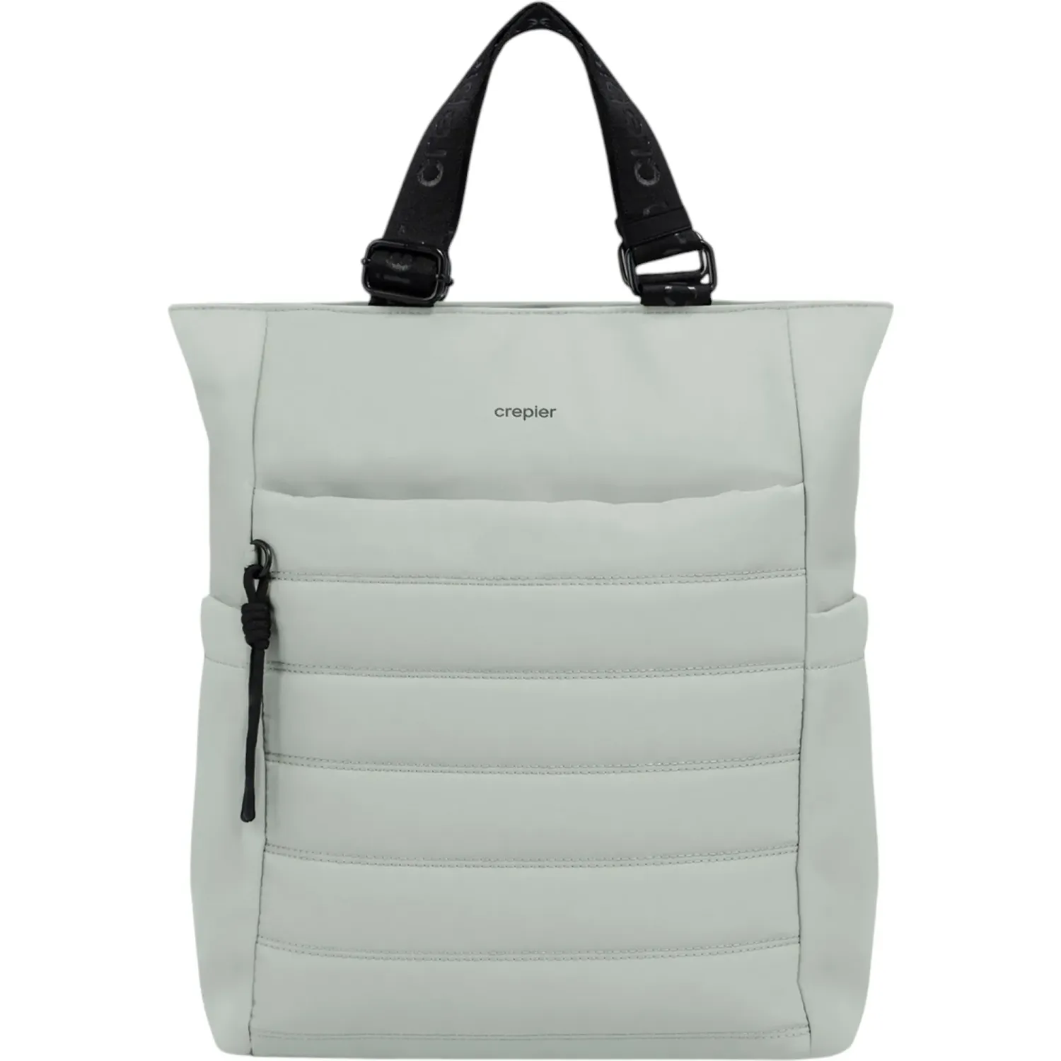 CREPIER Mochila Crepier Tote Mujer Tote Irina Grande color verde salvia | Platanitos